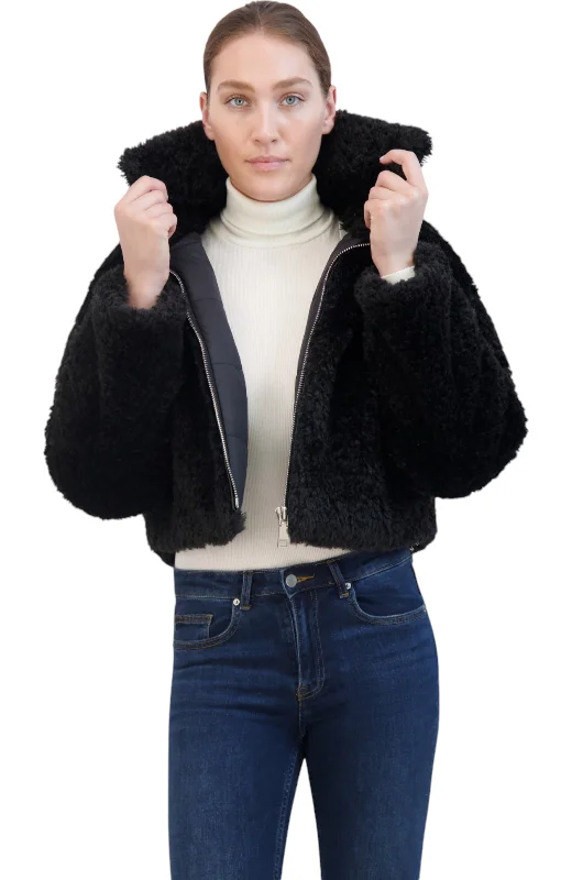 Casual Clothing For Women Rebecca Minkkoff Women's Cropped Faux Fur