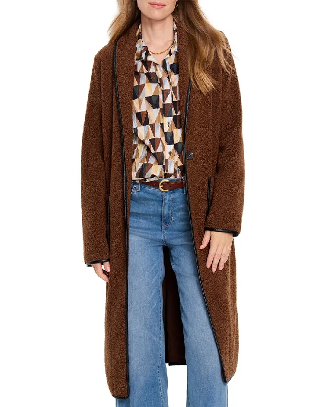 Sustainable Women's Clothing NIC+ZOE Trimmed Teddy Coat