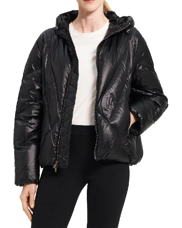 Women's Work Outfit Theory Angular Puffer Jacket