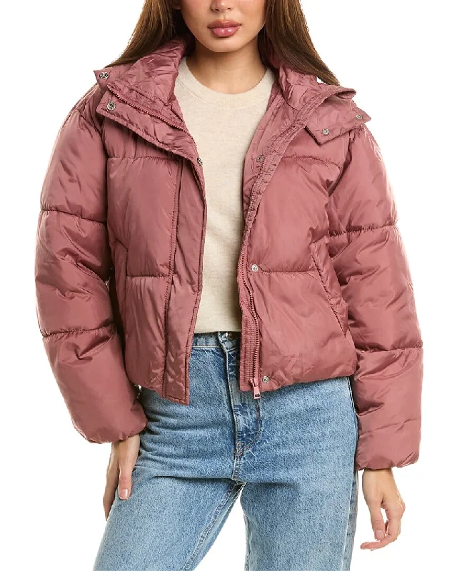 Women's Athleisure Apparel Urban Republic Short Puffer Jacket