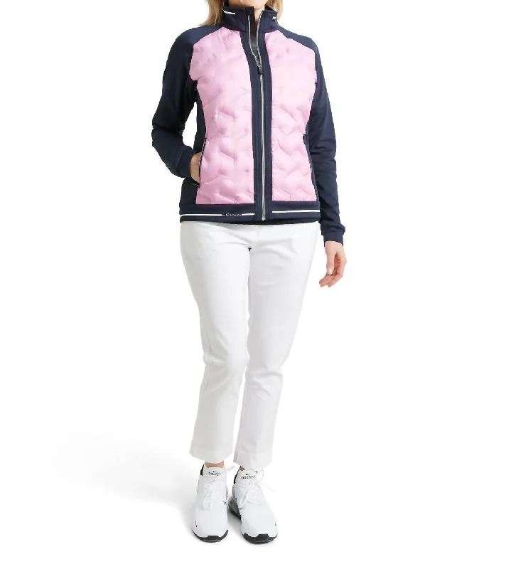 Women's Everyday Garments Women Grove Hybrid Jacket In Navy Peony