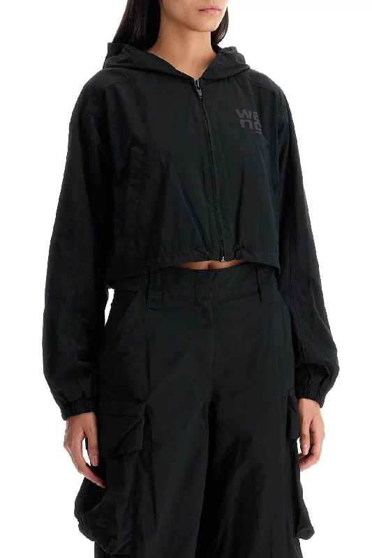 Must-Have Clothing Styles Now At Incredible Discounts Alexander Wang Cropped Hooded Jacket With