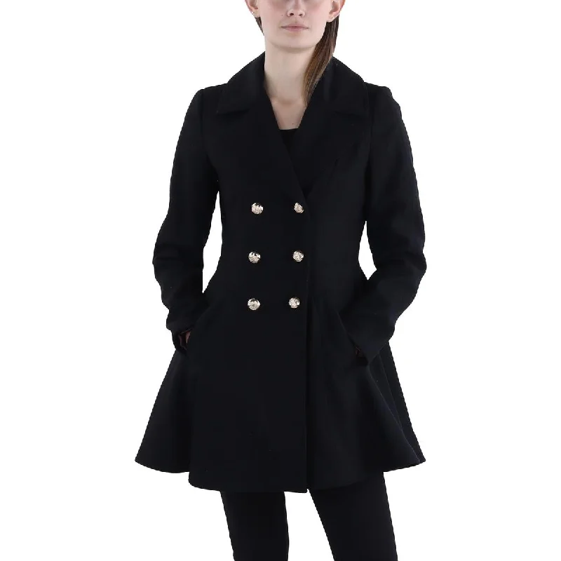 Women's Plus-Size Outfit Womens Fall Wool Pea Coat