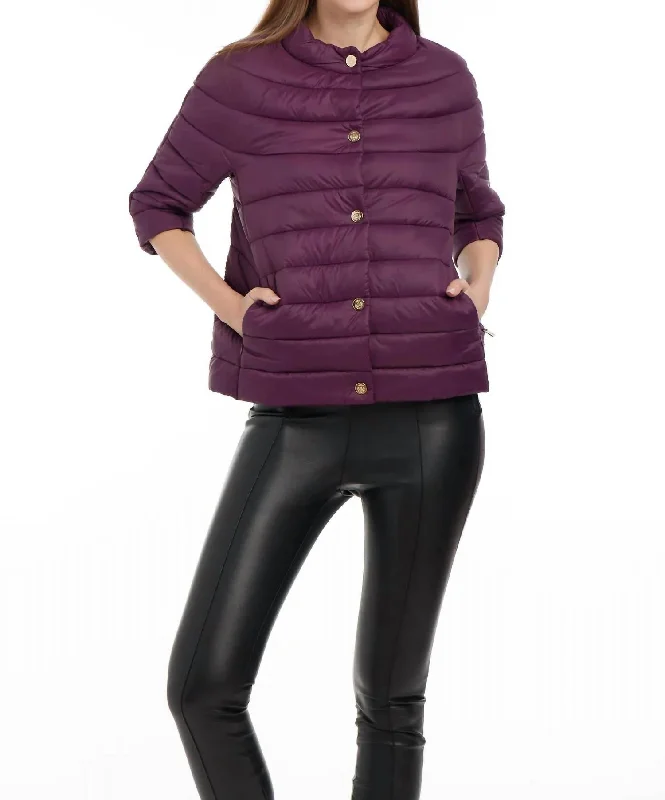 Women's Professional Clothes Lexi Puffer Jacket In Cranberry