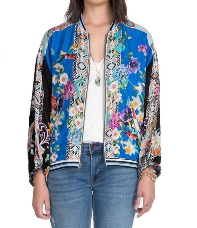 Timeless Women's Clothes Mizumi Reversible Bomber Jacket In Multi