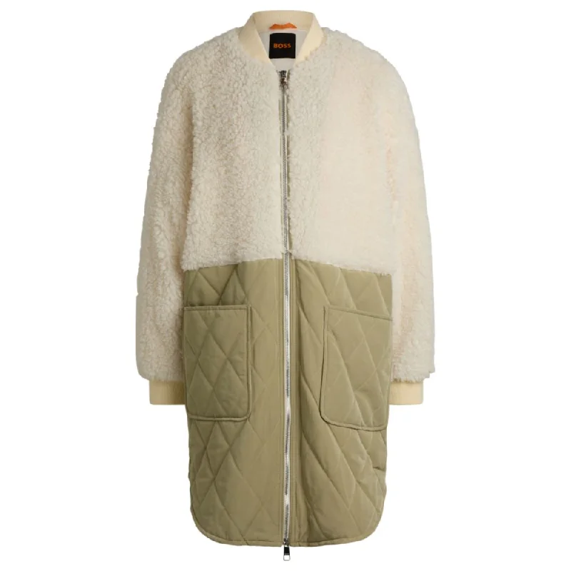 Seasonal Wardrobe Refresh – Shop Stylish Looks For Less Teddy-paneled quilted jacket