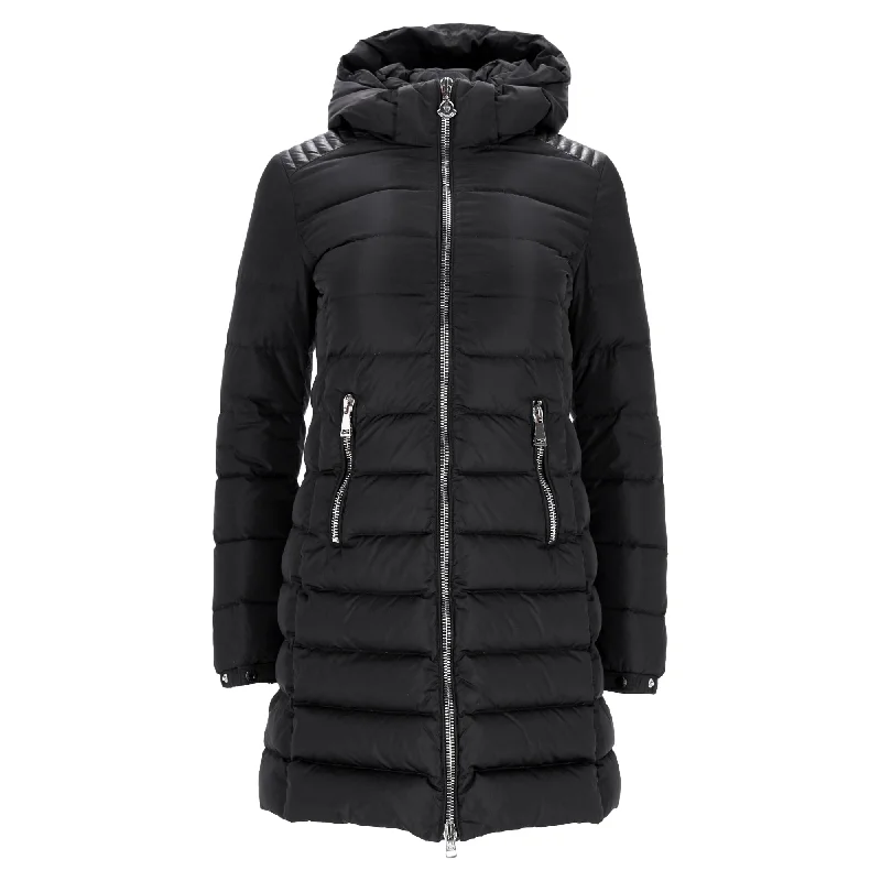 Luxury Women's Clothes Moncler Orophin Down Puffer Jacket in Black Polyamide