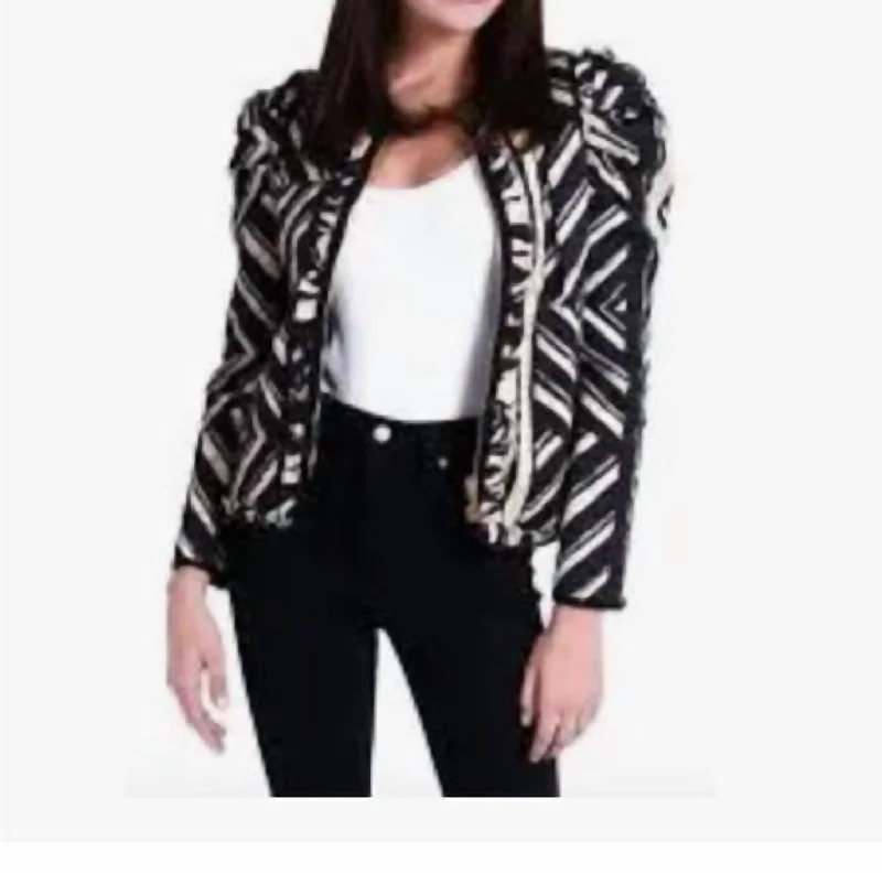 Women's Elegant Apparel Ava Jacket In Plaid