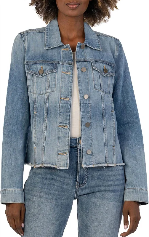 Women's Plus-Size Outfit Diagnosed Denim Julia Jacket