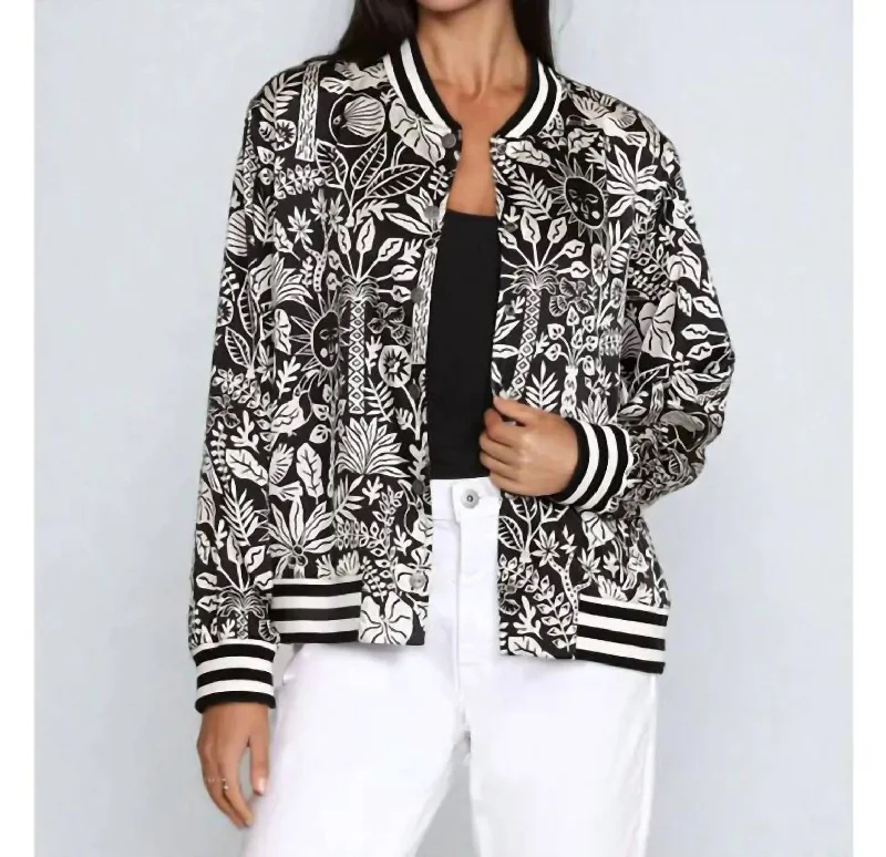 Women's Professional Apparel Luciana Jacket In Black Multi