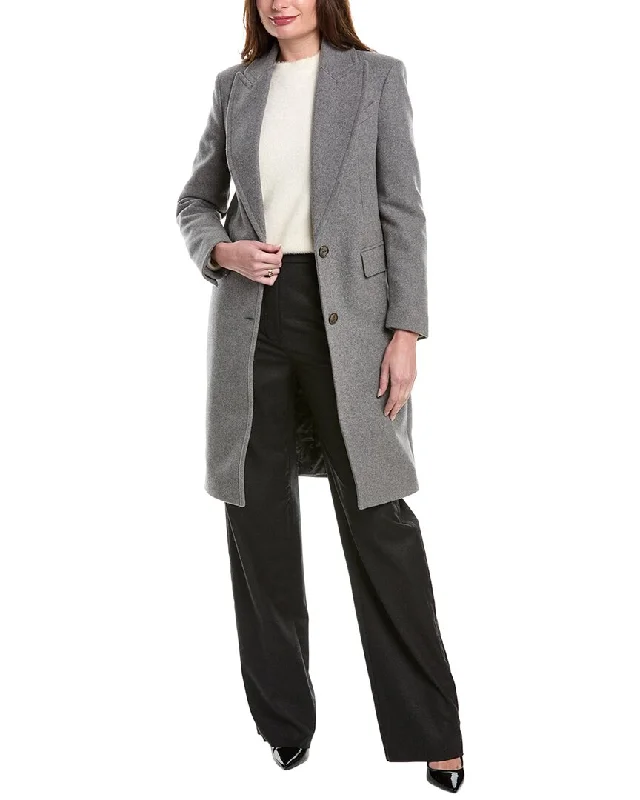 Limited-Time Offers On Elegant And Casual Styles Michael Kors Collection Melton Chesterfield Wool Coat