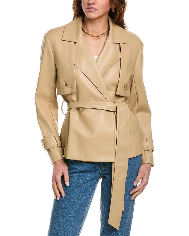 Women's Holiday Clothes Anne Klein Belted Trench Jacket