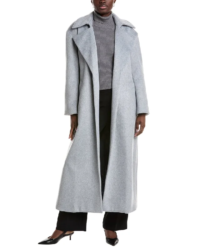 Trendy And Timeless Styles Now At Exclusive Discounts Kenneth Cole Brushed Trench Coat