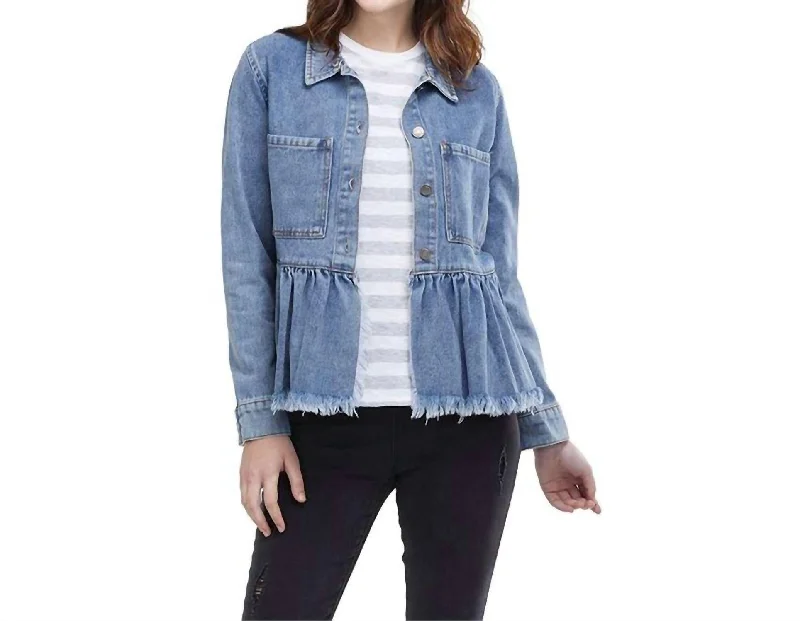 Tailored Clothing For Women Banks Denim Jacket In Blue