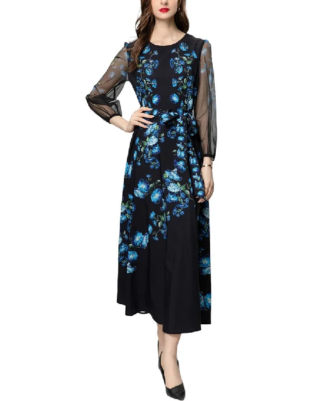 Charming Women's Clothes For Special Events Relaxed Style Deals BURRYCO Midi Dress