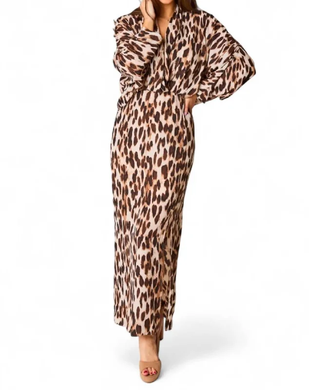 Women's Clothing Sets New In This Season Jude Long Sleeve Maxi Dress In Kiara