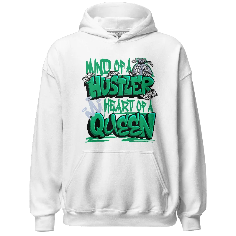 Chic And Contemporary Unisex Clothing Choices Unbeatable Deals NastyJamz Lucky Green 5s Hoodie Match Hustler Heart Queen