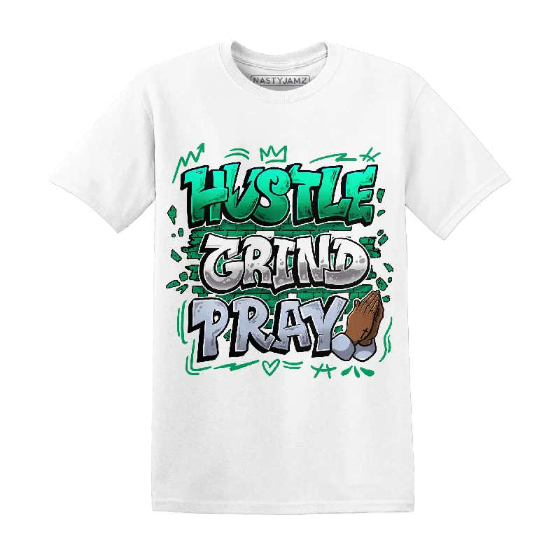 Minimalist Unisex Fashion Essentials Limited Stock NastyJamz Lucky Green 5s T-Shirt Match Hustle Grind Pray