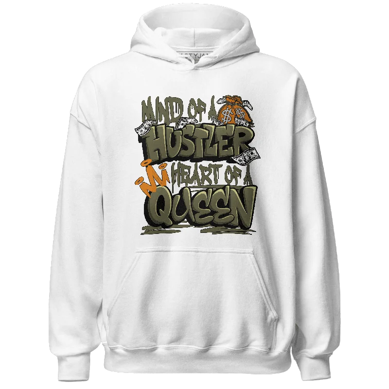 Sustainable Gender-Neutral Apparel Hot Picks NastyJamz Olive 5s Hoodie Match Hustler Heart Queen