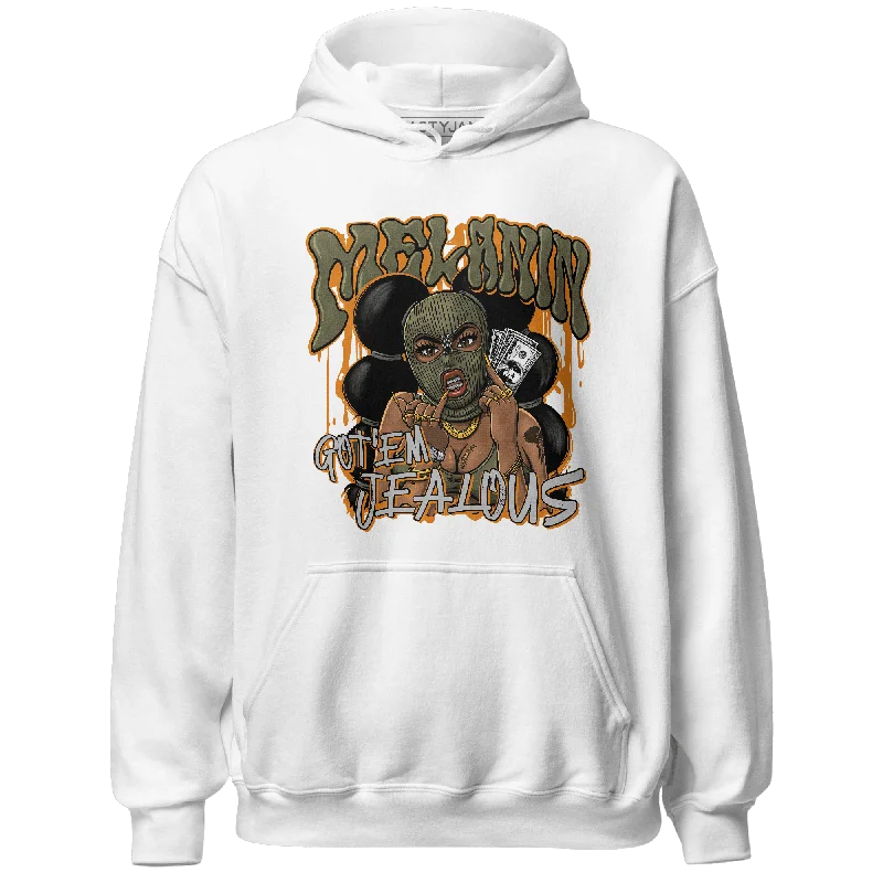 Sleek And Contemporary Gender-Free Outfits Limited Time Flash Sale NastyJamz Olive 5s Hoodie Match Melanin Got Em Jealous