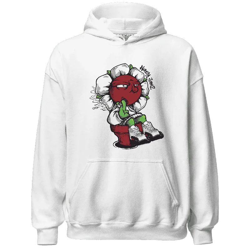 Unisex Casual Wear For All Seasons End-Of-Season Clearance NastyJamz Retro Red Taxi 12s Hoodie Match Rebel Bloom