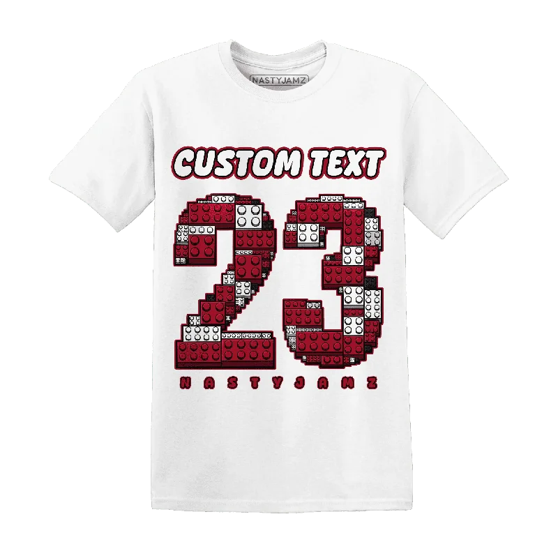 Minimalist Unisex Wardrobe Must-Haves Massive Selection Sale NastyJamz Retro Red Taxi 12s T-Shirt Match Number 23 Custom Text