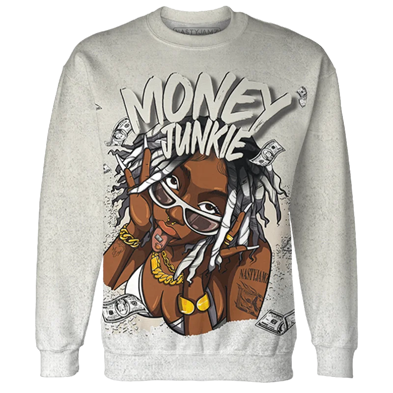 Gender-Neutral Trendy Clothing Styles Chic Styles NastyJamz SE Sail 5s Sweatshirt Match Money Junkie All-Over Print