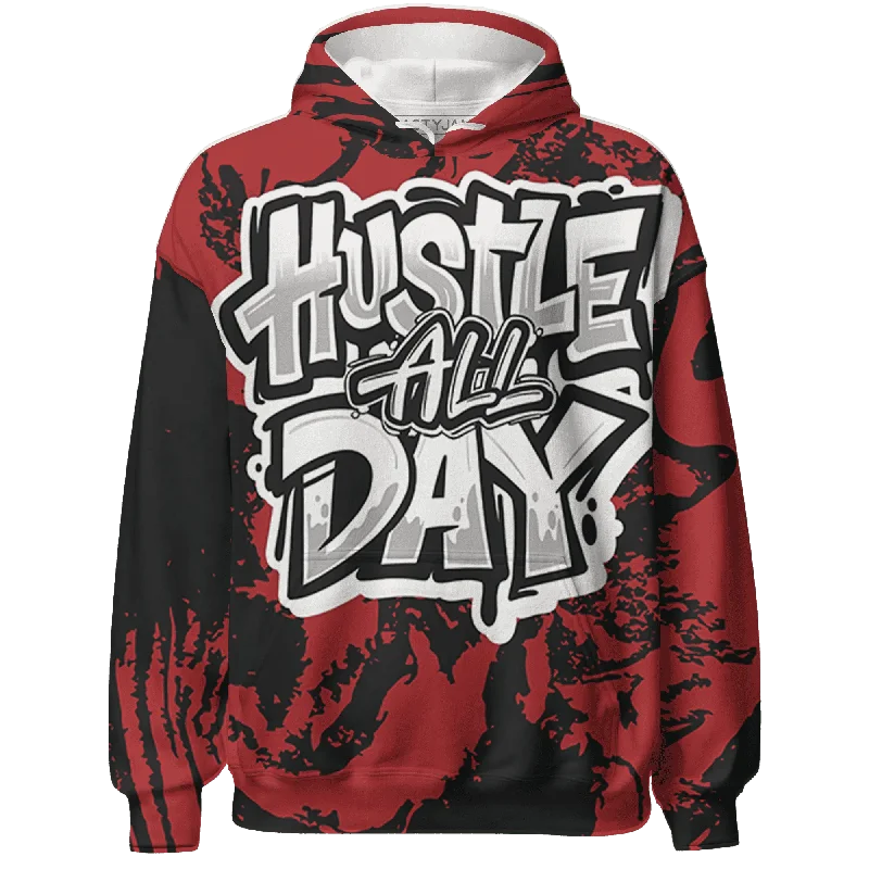 High-Quality Unisex Fashion Basics Bid Farewell To The Old Season Black Toe Reimagined Red White 1s NastyJamz Hoodie Match Hustle All Day All-Over Print