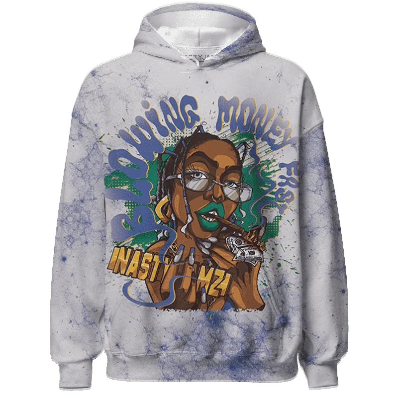 Oversized And Relaxed Unisex Fashion Cozy Comfort Style Sale Dunk Hyper Royal Malachite NastyJamz Hoodie Match Blowing Money Fast Girl All-Over Print