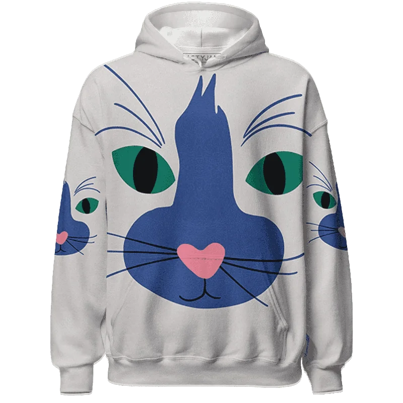 Gender-Neutral Trendy Clothing Styles Urban Style Promotions Dunk Hyper Royal Malachite NastyJamz Hoodie Match Meow All-Over Print