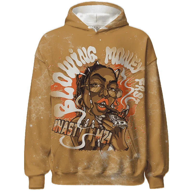 Chic And Contemporary Unisex Clothing Choices Timeless Elegance Sale Dunk Low Retro Wheat Orange NastyJamz Hoodie Match Blowing Money Fast Girl All-Over Print