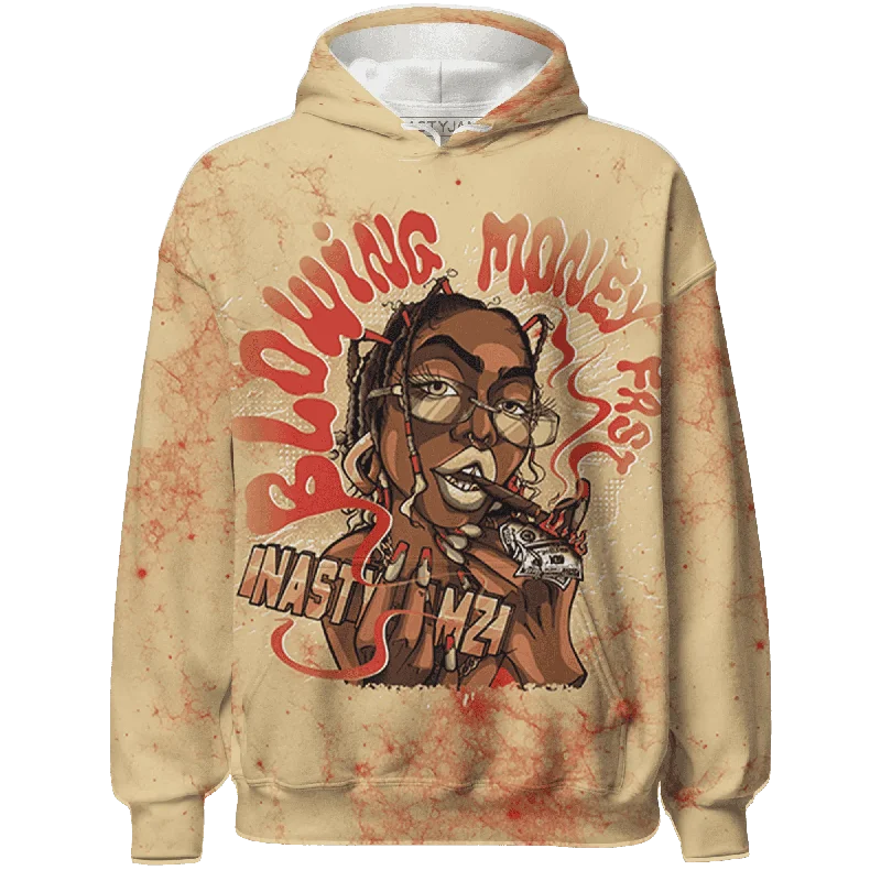 Sustainable And Ethical Unisex Clothing Fashionista Sale Dunk Strawberry Waffle NastyJamz Hoodie Match Blowing Money Fast Girl All-Over Print