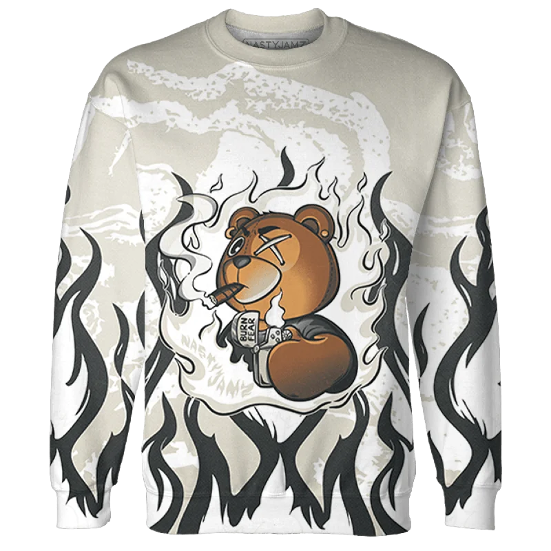 Chic And Contemporary Unisex Clothing Choices Limited Stock, Big Sale NastyJamz Gratitude 11s Sweatshirt Match BER Burn Fear All-Over Print