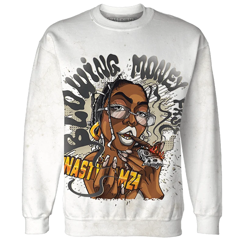 Trendy Unisex Streetwear Fashion Casual Chic Deals NastyJamz Gratitude 11s Sweatshirt Match Blowing Money Fast Girl All-Over Print