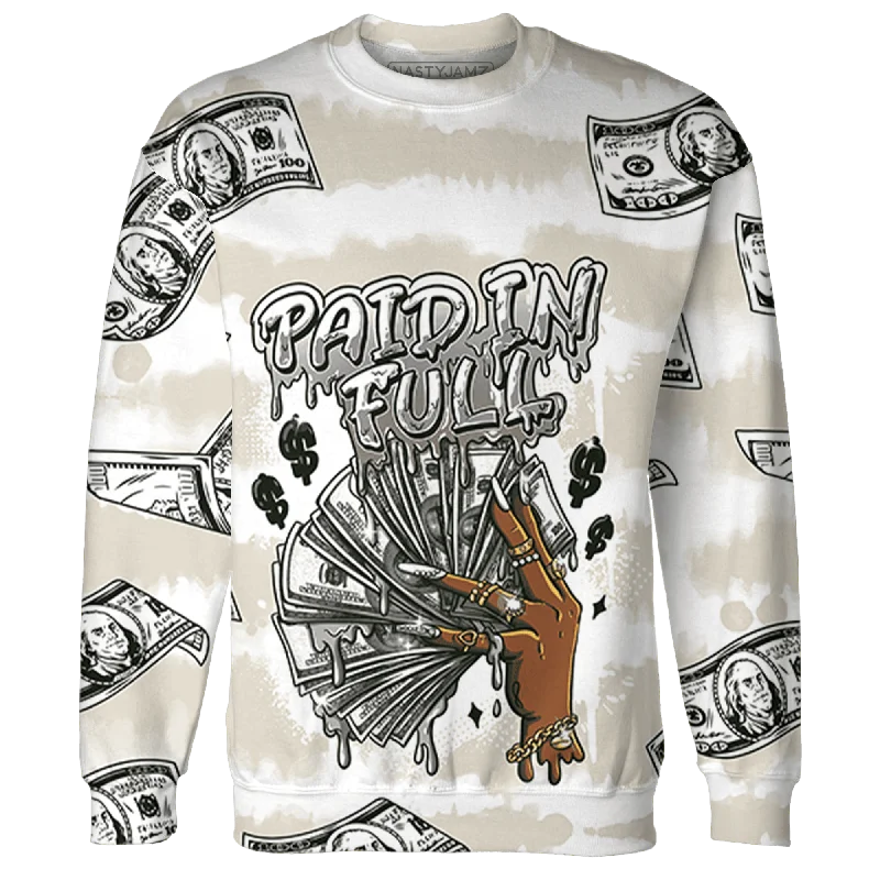 Effortless And Modern Unisex Dressing Stay Ahead In Style NastyJamz Gratitude 11s Sweatshirt Match Paid In Full All-Over Print