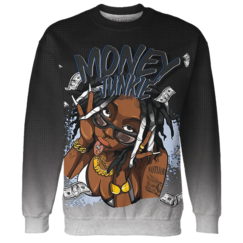 Gender-Neutral Trendy Clothing Styles Style Upgrade NastyJamz Low Space Jamz 11s Sweatshirt Match Money Junkie All-Over Print