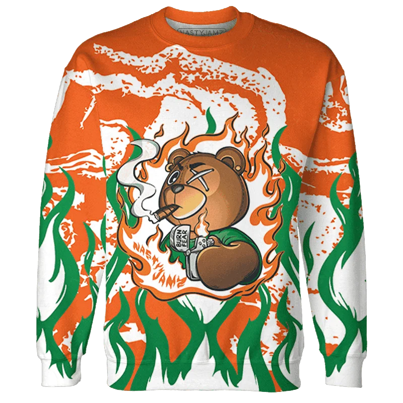 Classic And Timeless Gender-Neutral Fashion Bold Fashion Sales NastyJamz MAM Hurricanes 5s Sweatshirt Match BER Burn Fear All-Over Print