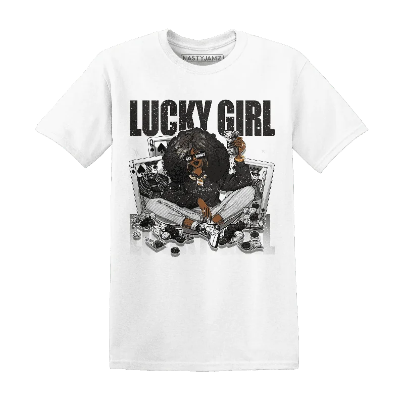 Minimalist Unisex Wardrobe Must-Haves New Season Fashion Preview Sale NastyJamz Reverse Oreo 6s T-Shirt Match Lucky Girl