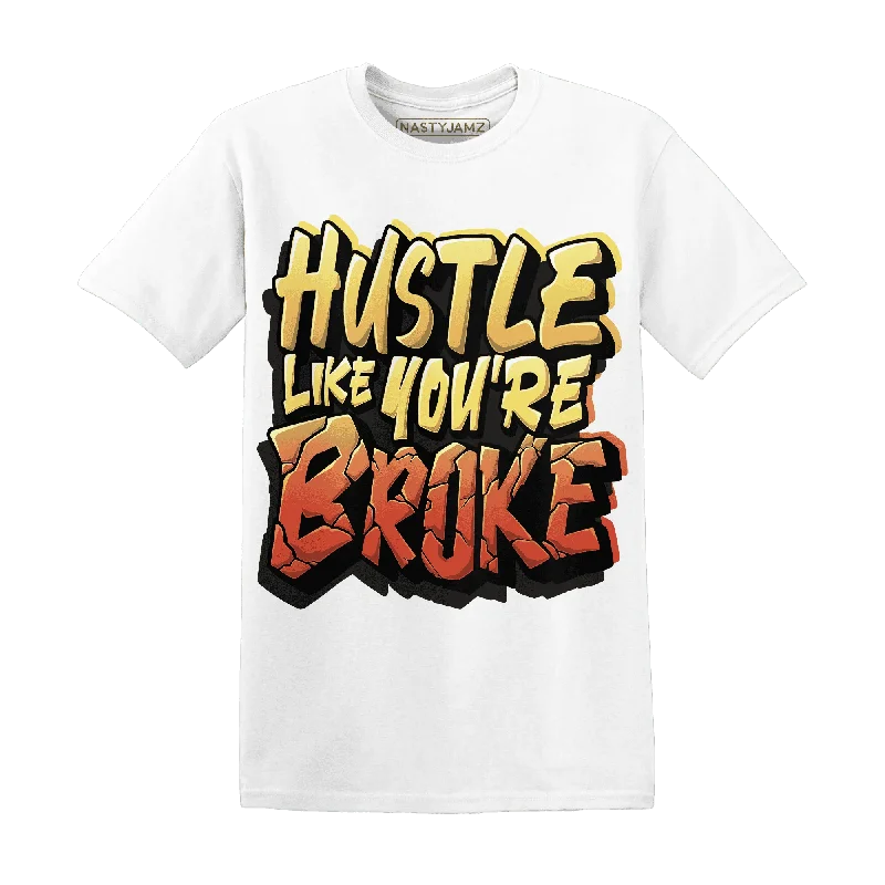 Chic And Contemporary Unisex Clothing Choices Ride The Style Wave NastyJamz VaporMax Crimson Total Orange Plus T-Shirt Match Hustle Like Broke