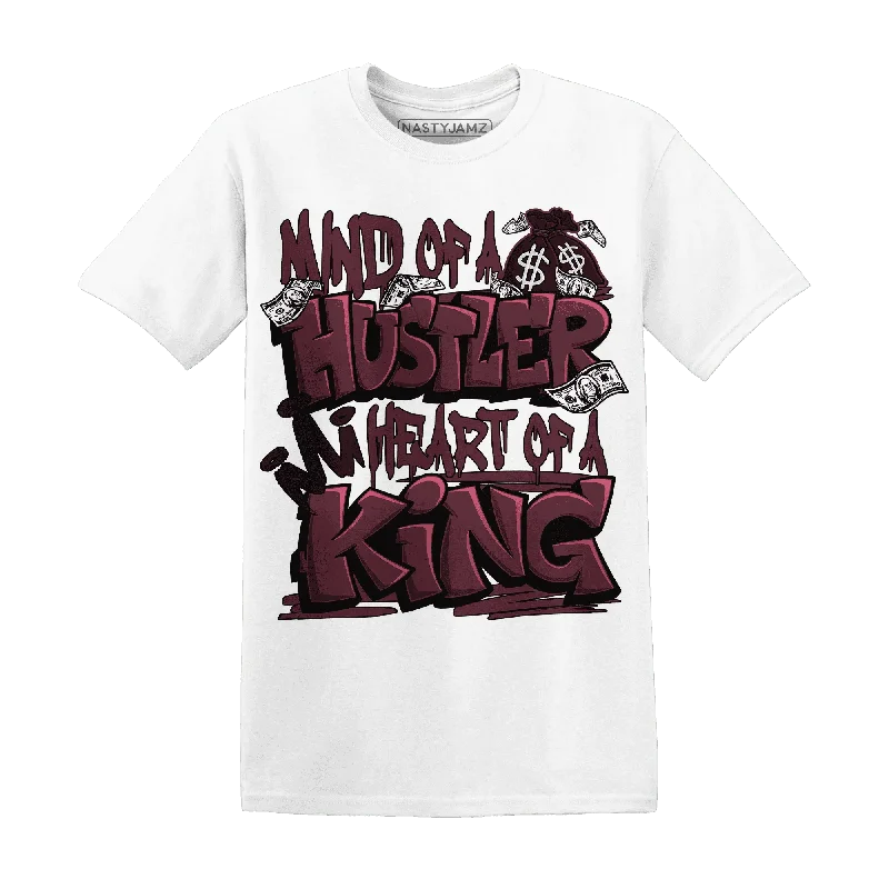 Versatile Gender-Free Wardrobe Essentials Cool Prices NastyJamz VaporMax Night Maron Burgundy T-Shirt Match Hustler Heart King