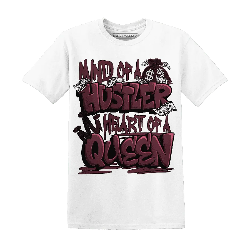 Oversized Unisex Apparel For Effortless Style Exclusive Sale NastyJamz VaporMax Night Maron Burgundy T-Shirt Match Hustler Heart Queen