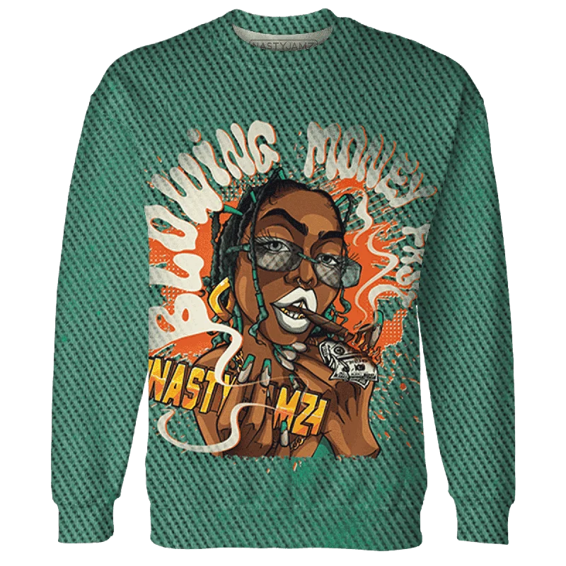 Modern Unisex Clothing For Any Occasion Big Discounts NastyJamz Nina CN Abney 3s Sweatshirt Match Blowing Money Fast Girl All-Over Print