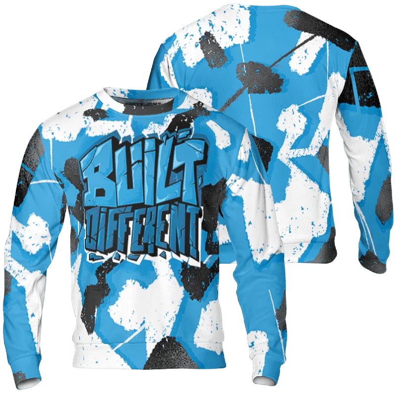 High-Quality Unisex Fashion Basics Limited-Time Offer NastyJamz Powder Blue 9s Sweatshirt Match Built Different Broken All-Over Print