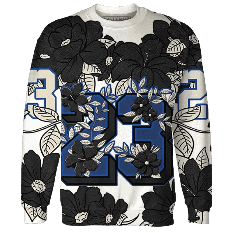 Sleek And Contemporary Gender-Free Outfits Big Discounts NastyJamz Quaiii 54 3s Sweatshirt Match 23 Floral Flower All-Over Print