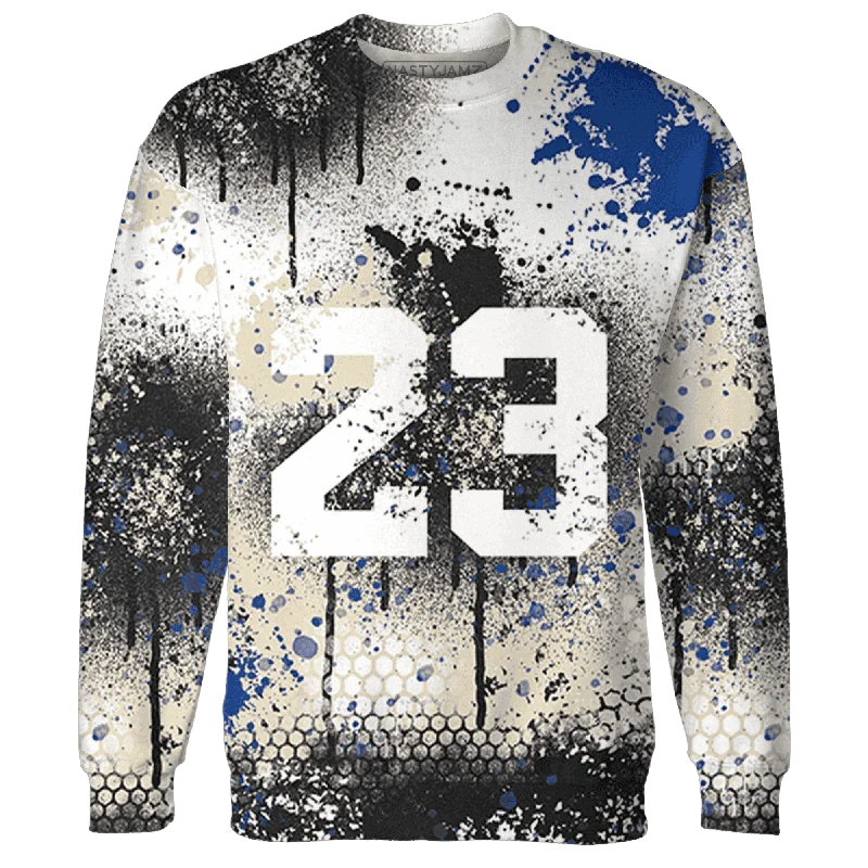 Sleek And Comfortable Unisex Wear Flash Sale Fever NastyJamz Quaiii 54 3s Sweatshirt Match 23 Painted Graffiti