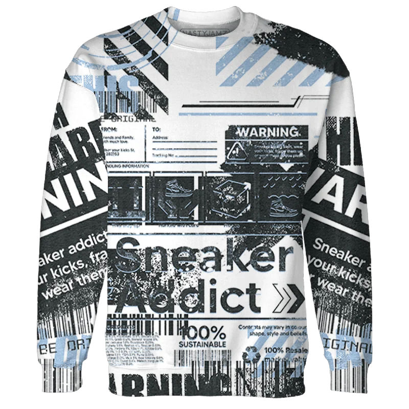 Relaxed-Fit Unisex Clothing Options Trend Leading Collection NastyJamz Reverse Oreo 6s Sweatshirt Match Sneaker Addict Warning All-Over Print