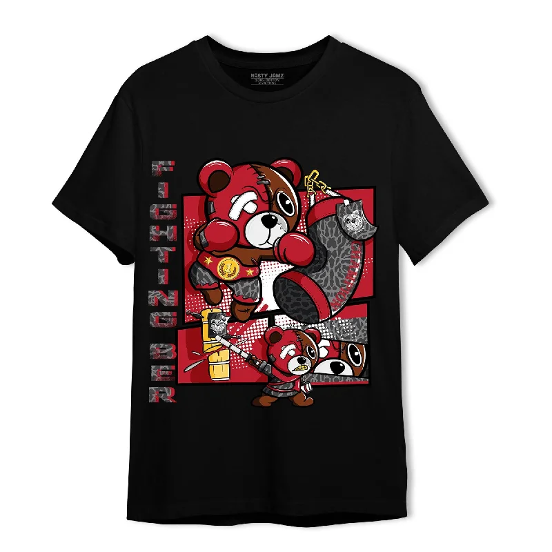 Stylish Unisex Outfit Ideas Trend Alert NastyJamz Spizike Low Bred T-Shirt Match BER Fighting Boxing