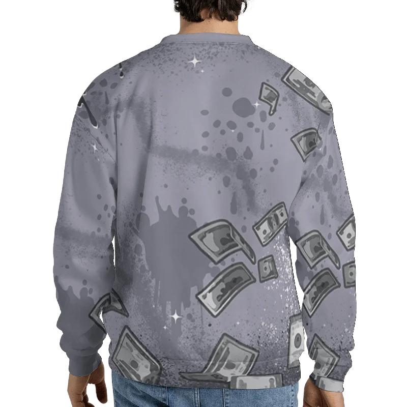 Gender-Neutral Clothing Styles Special Offer NastyJamz Stealth 14s Sweatshirt Match Cash Money Splash Paint All-Over Print