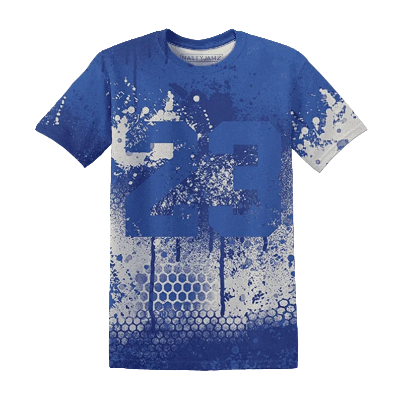 Comfortable Unisex Streetwear Enjoy Discount NastyJamz VaporMax Game Royal Blue T-Shirt Match 23 Painted Graffiti