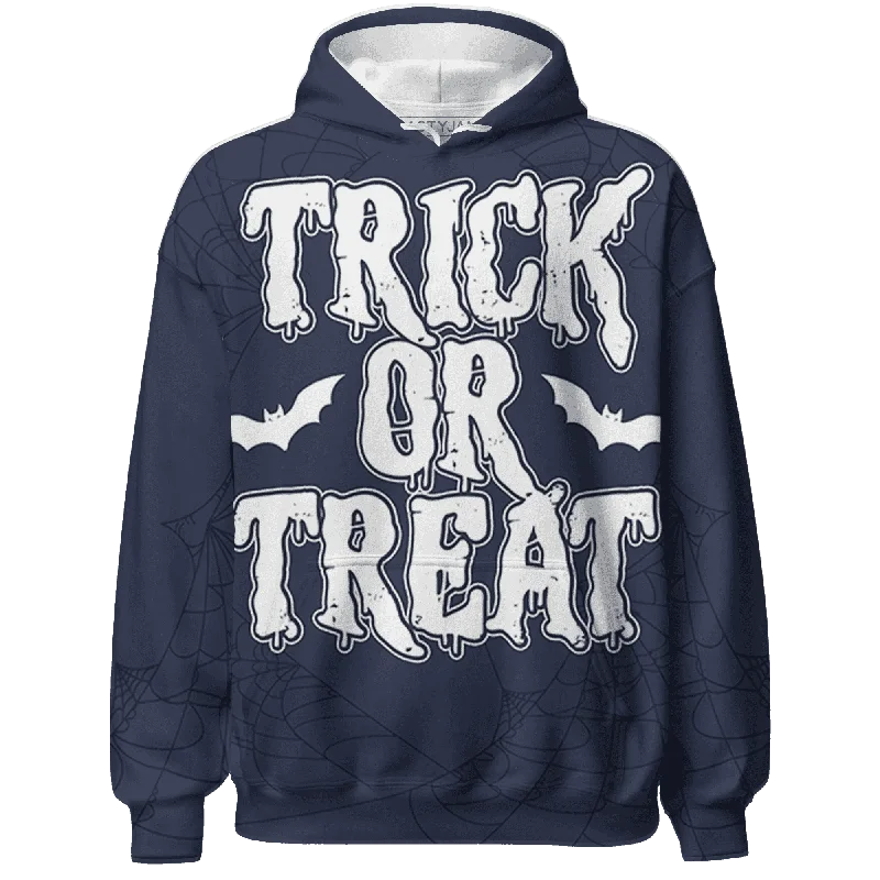 Effortless And Modern Unisex Dressing Special Offers, Don't Miss VaporMax Plus Midnight Navy White Metallic Silver NastyJamz Hoodie Match Trick Or Treat All-Over Print